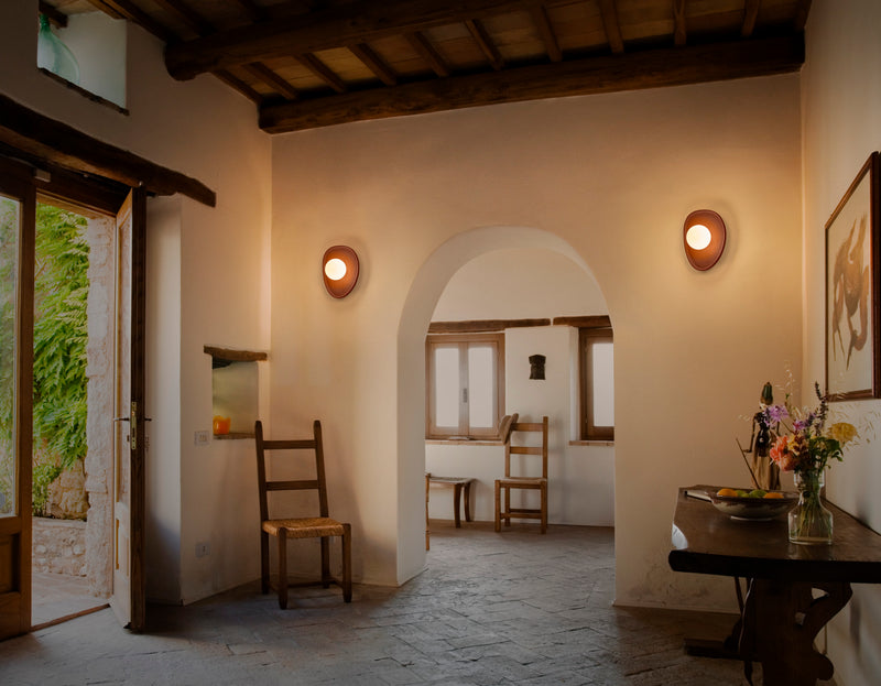 Decor Clay Nest Wall BROWN, G9, IP20, IK03, 135x260mm, Decorative wall lamp Osram