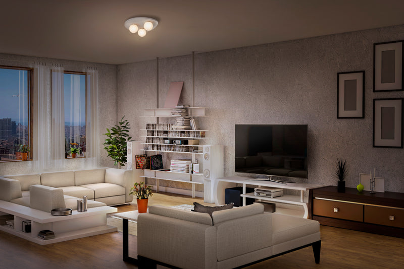 Decor Concrete Nest Ceiling GREY, 3XG9, IP20, IK03, 385x500mm, Sisustuksellinen kattovalaisin Osram