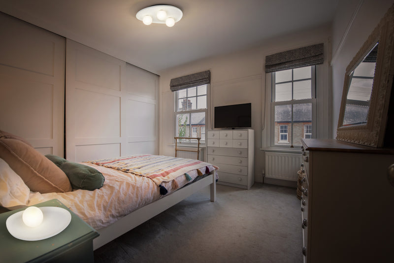 Decor Plaster Nest Ceiling WHITE, 3XG9, IP20, IK03, 385x500mm, Sisustuksellinen kattovalaisin Osram