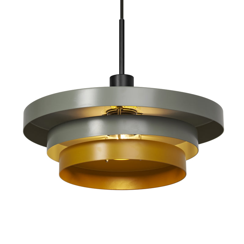 Decor Layers Pendant GREEN, E27, IP20, 400x1360mm, Sisustuksellinen kattovalaisin Osram