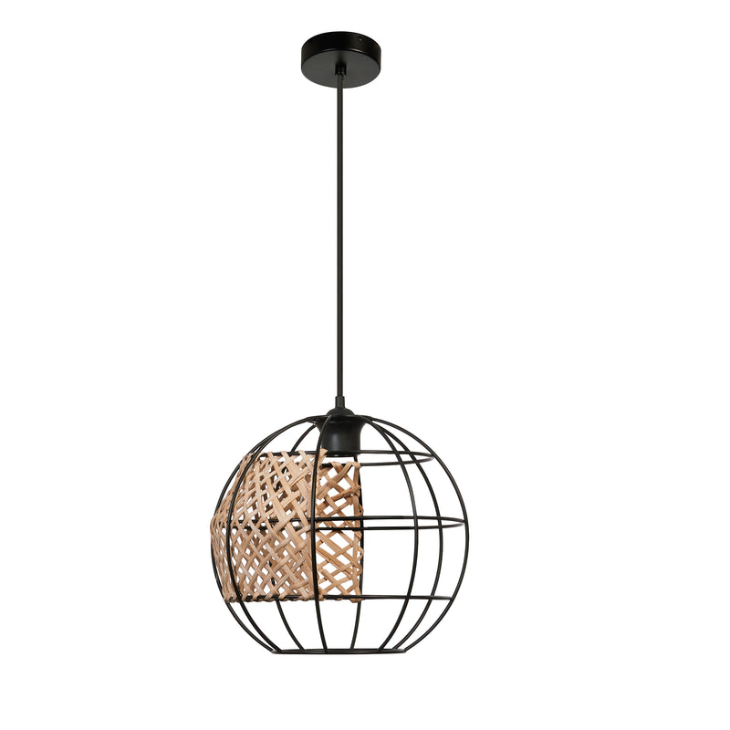 Decor Cage Globe Pendant BLACK, E27, IP20, 300x1320mm, Decorative ceiling lamp Osram