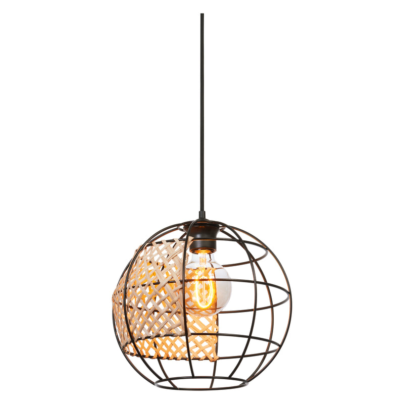 Decor Cage Globe Pendant BLACK, E27, IP20, 300x1320mm, Decorative ceiling lamp Osram