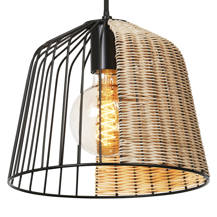 Decor Cage Bell Pendant BLACK, E27, Sisustuksellinen Kattovalaisin LEDVANCE