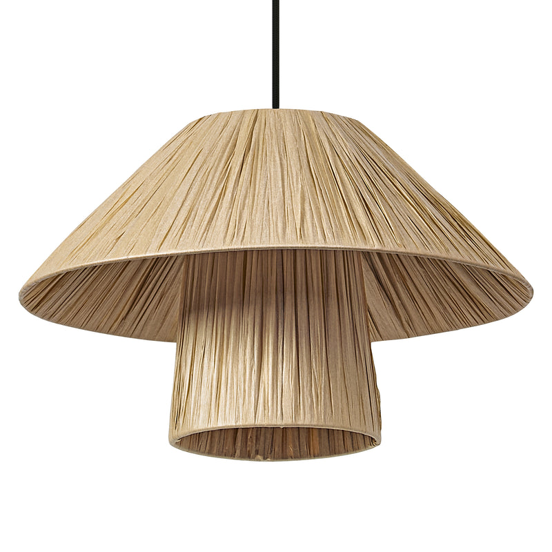 Decor Bamboo Paper Hut Pendant 400 BROWN, E27, IP20, IK03, 400x1200mm, Decorative ceiling lamp Osram