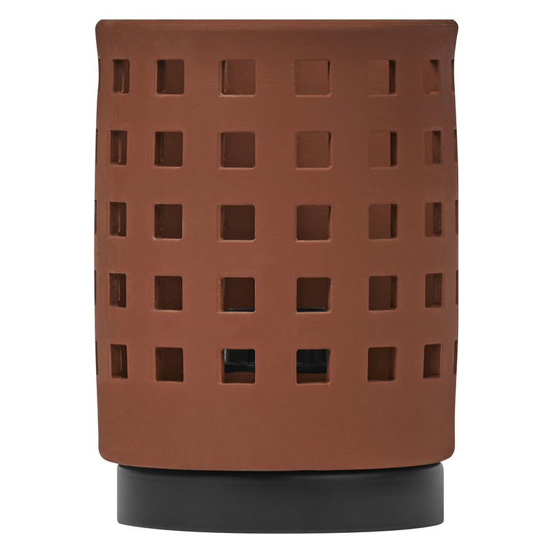 Decor Clay Windows Table BROWN, E27, IP20, IK03, 145x203mm, Decorative table lamp Osram