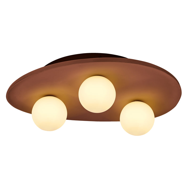 Decor Clay Nest Ceiling BROWN, 3XG9, IP20, IK03, 385x500mm, Sisustuksellinen kattovalaisin Osram