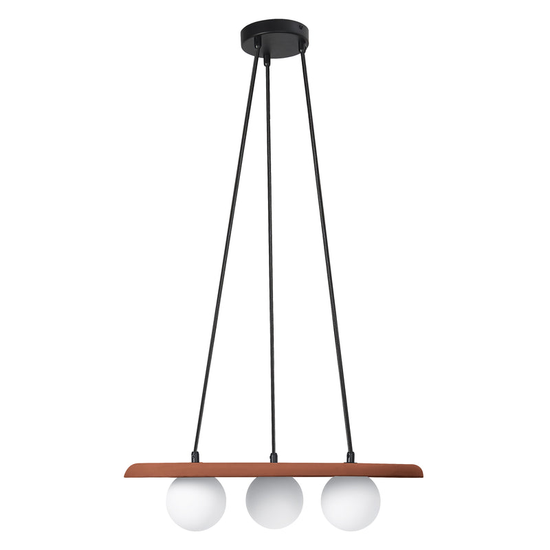 Decor Clay Nest Pendant BROWN, 3X9G, IP20, IK03, 385x1500mm, Decorative ceiling lamp Osram