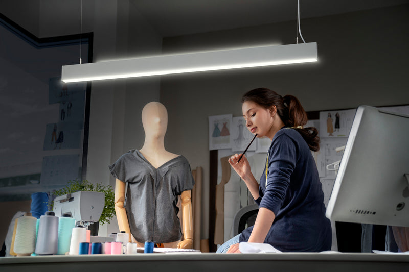 42W, 4400lm, Office Line Cuboid Suspended DIM, 4000K, IP20, IK03, 41x1126mm, LED Työpistevalaisin Osram