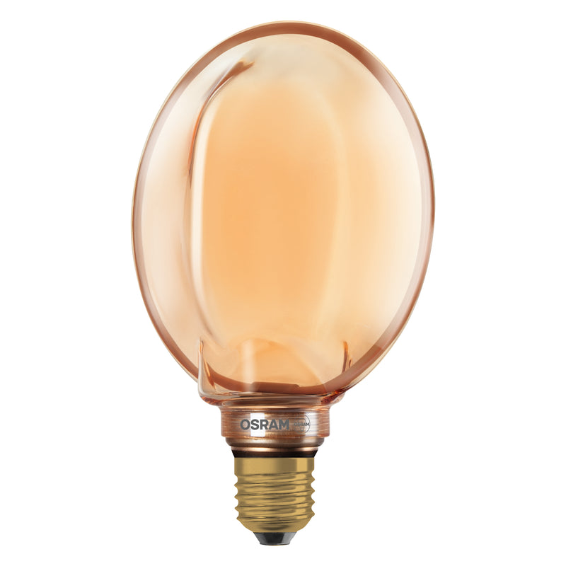 4W, 220lm, 1800K, Vintage 1906 Globe 130 Filament GOLD, E27, DIM, 130x171mm, LED Sisustuslamppu Osram