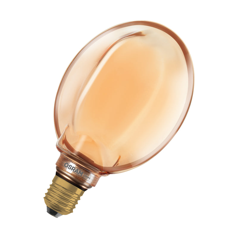 4W, 220lm, 1800K, Vintage 1906 Globe 130 Filament GOLD, E27, DIM, 130x171mm, LED Sisustuslamppu Osram
