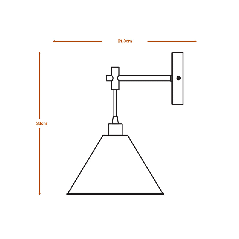 Decor Pulp Wall WHITE, E14, IP20, 262x330mm, Sisustuksellinen seinävalaisin Osram
