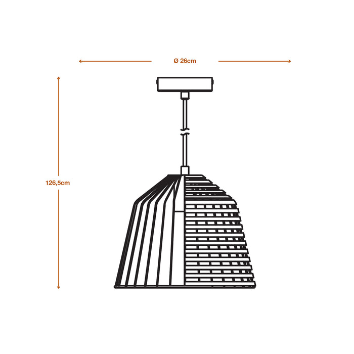 Decor Cage Bell Pendant BLACK, E27, Sisustuksellinen Kattovalaisin LEDVANCE
