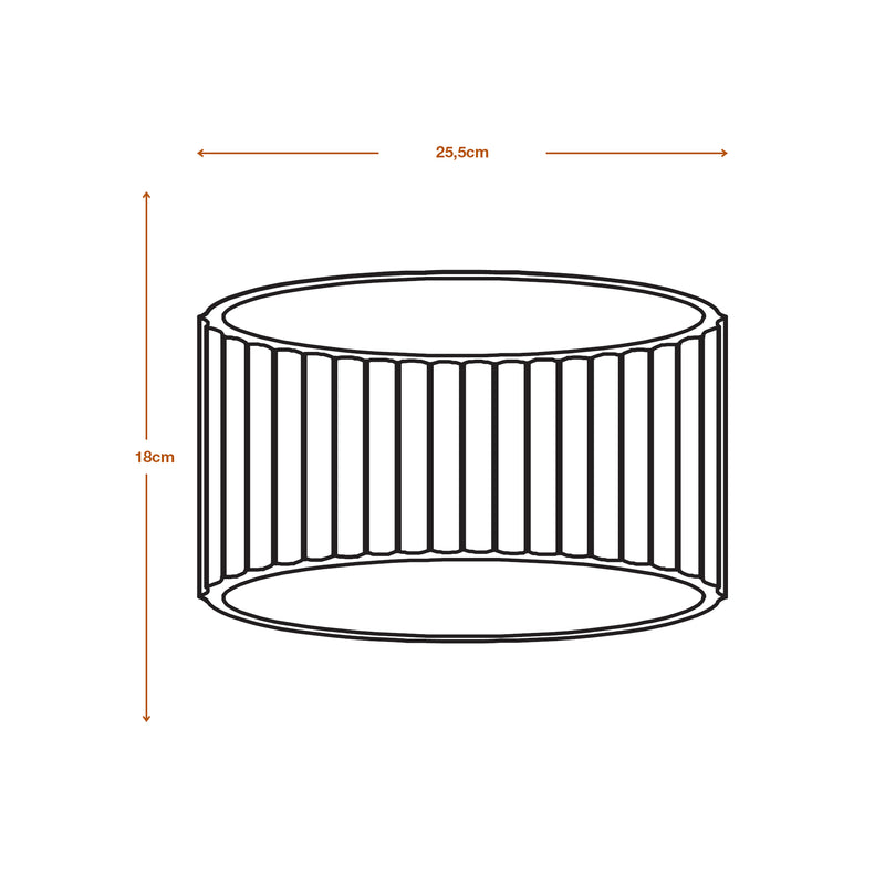 Decor Plaster Band Wall 255 WHITE, E27, IP20, IK03, 143x255mm, Decorative wall lamp Osram