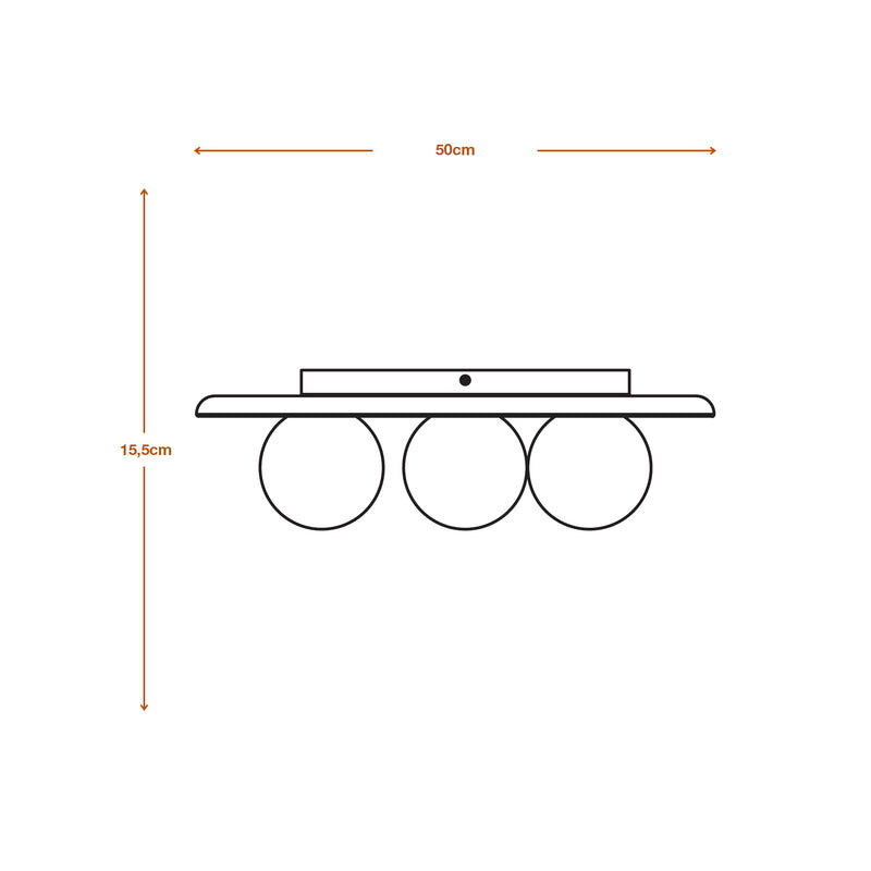 Decor Plaster Nest Ceiling WHITE, 3XG9, IP20, IK03, 385x500mm, Sisustuksellinen kattovalaisin Osram