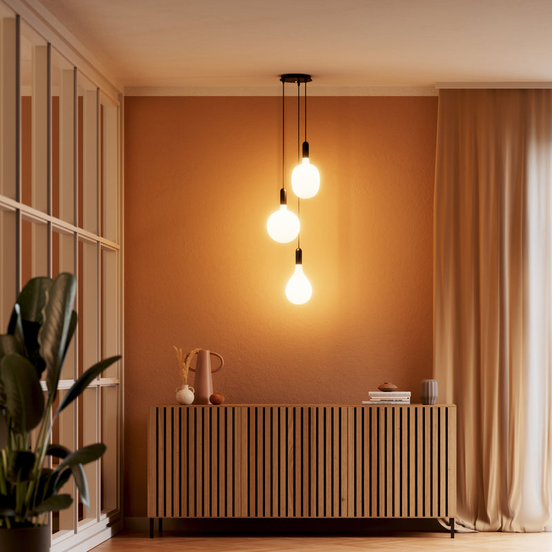 Vintage 1906 PenduLum Triple Canopy, 25x200mm, IP20, 25x200mm, Kattokuppi PenduLum-valaisimiin Osram