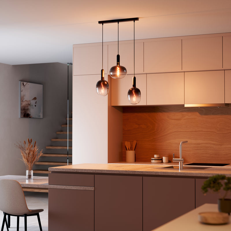 Vintage 1906 PenduLum Triple Canopy Linear, IP20, 50x540mm, Kattokuppi PenduLum-valaisimiin Osram