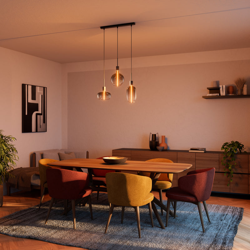 4.8W, 100lm, Vintage 1906 Big Globe 200 10 Magnetic Filament SMOKE DIM, 1800K, E27, 200x260mm, LED Sisustuslamppu Osram