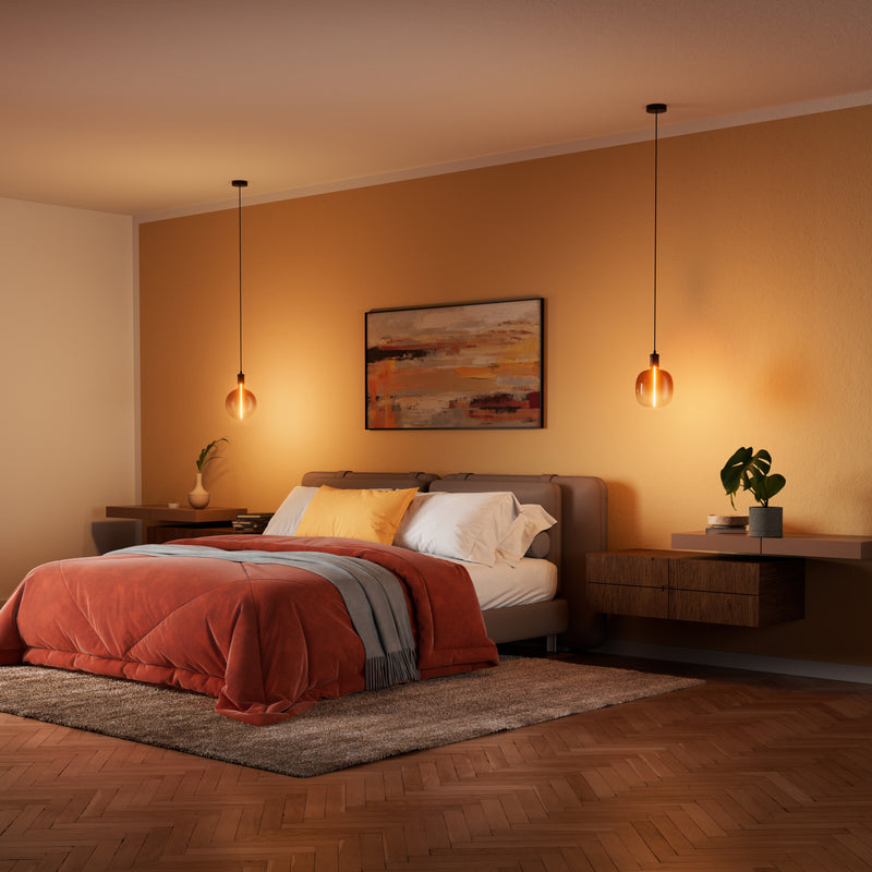 4.8W, 200lm, Vintage 1906 Big Globe 200 20 Magnetic Filament TEA BROWN DIM, 1800K, E27, 200x260mm, LED Sisustuslamppu Osram