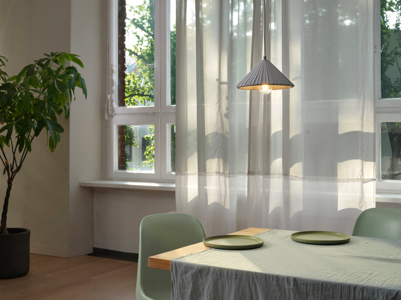 Decor Concrete Pyramid Pendant DARK GRAY, E27, IP20, 250x1175mm, Sisustuksellinen kattovalaisin Osram