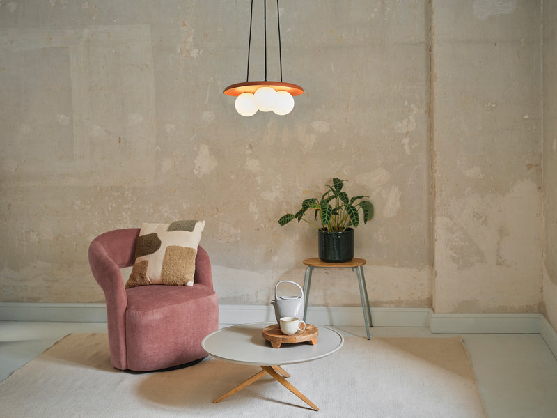 Decor Clay Nest Pendant BROWN, 3X9G, IP20, IK03, 385x1500mm, Decorative ceiling lamp Osram