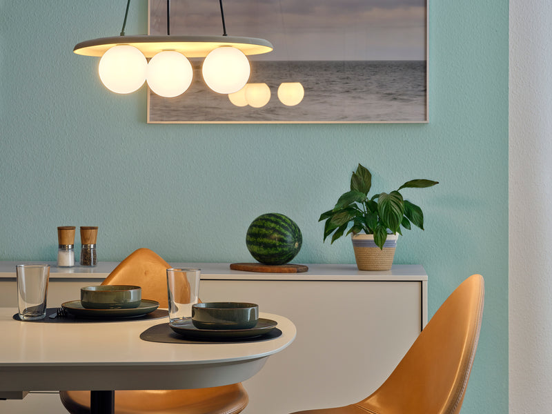 Decor Concrete Nest Pendant GREY, 3XG9, IP20, IK03, 385x1500mm, Decorative ceiling lamp Osram