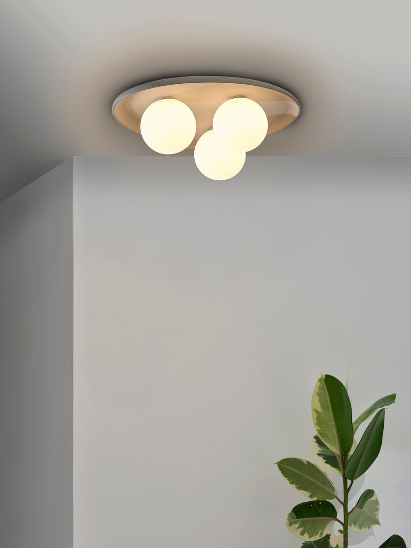 Decor Concrete Nest Ceiling GREY, 3XG9, IP20, IK03, 385x500mm, Sisustuksellinen kattovalaisin Osram