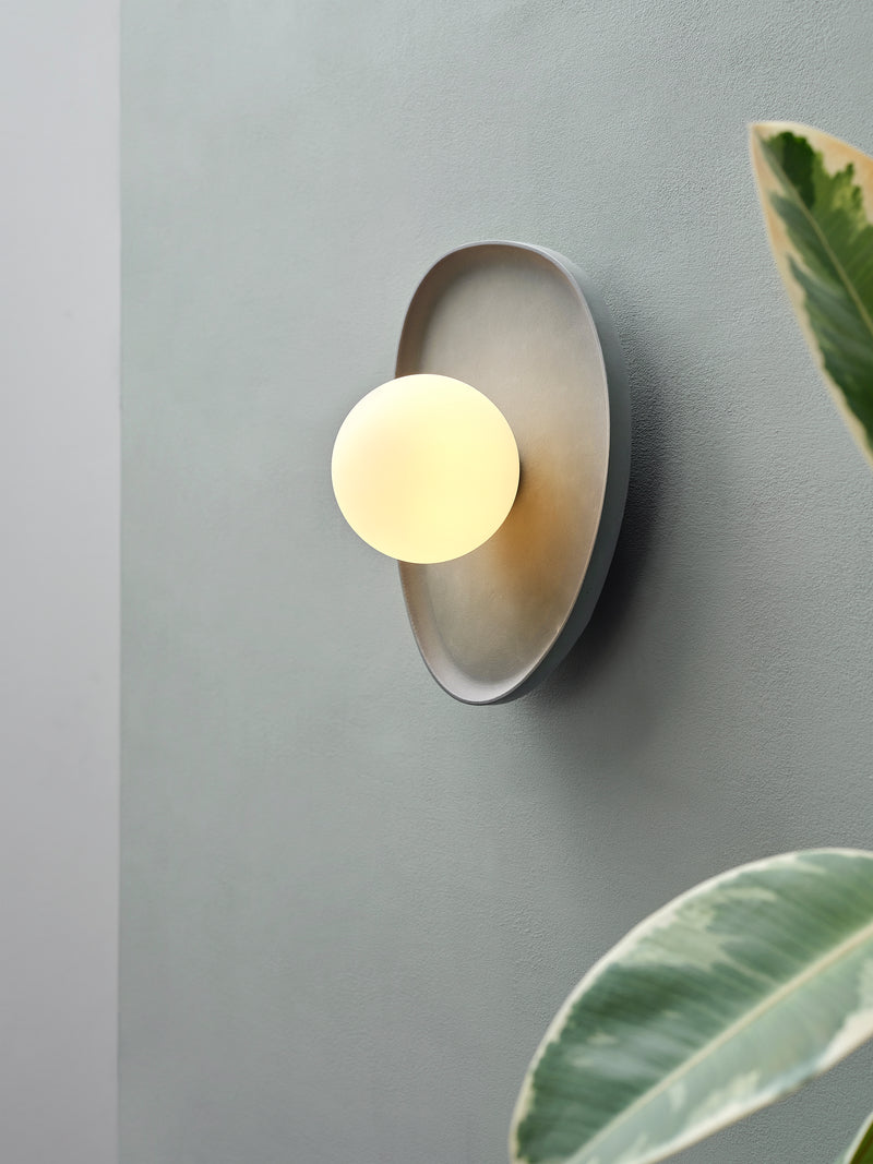 Decor Concrete Nest Wall GREY, G9, IP20, IK03, 135x260mm, Decorative wall lamp Osram