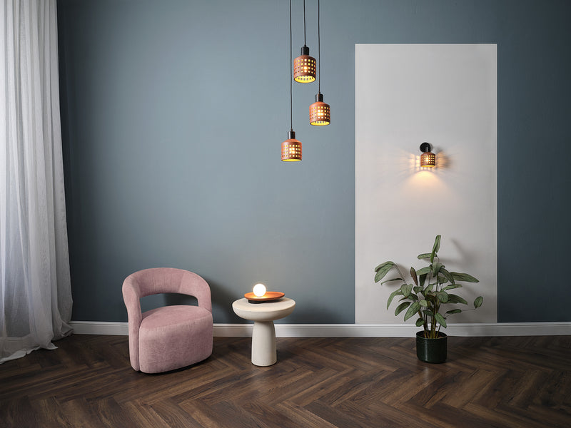 Decor Clay Windows Wall BROWN, E27, IP20, IK03, 168x232mm, Decorative wall lamp Osram