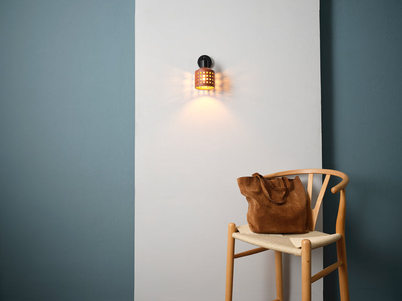 Decor Clay Windows Wall BROWN, E27, IP20, IK03, 168x232mm, Decorative wall lamp Osram