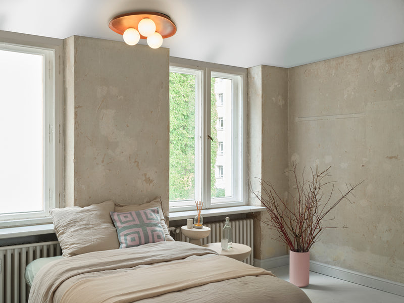 Decor Clay Nest Ceiling BROWN, 3XG9, IP20, IK03, 385x500mm, Sisustuksellinen kattovalaisin Osram