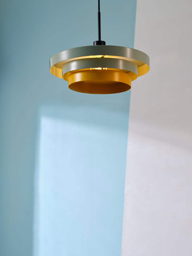 Decor Layers Pendant GREEN, E27, IP20, 400x1360mm, Sisustuksellinen kattovalaisin Osram