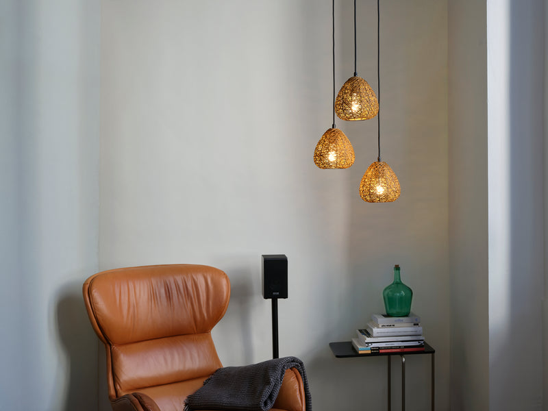 Decor Paper Drop Pendant Plate BEIGE, 3XE27, IP20, IK03, 367x1500mm, Sisustuksellinen kattovalaisin Osram