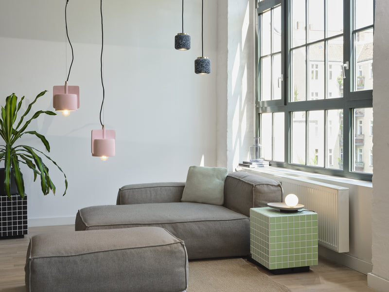 Decor Terrazzo Ball Pendant BLUE, GU10, IP20, 100x1500mm, Decorative ceiling lamp Osram