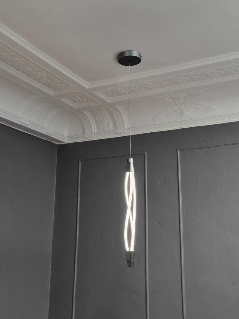 18W, 1800lm, Decor Swirl Pendant Vert Click DIM, 3000K, IP20, IK03, 150x1120mm, LED Kattovalaisin Osram