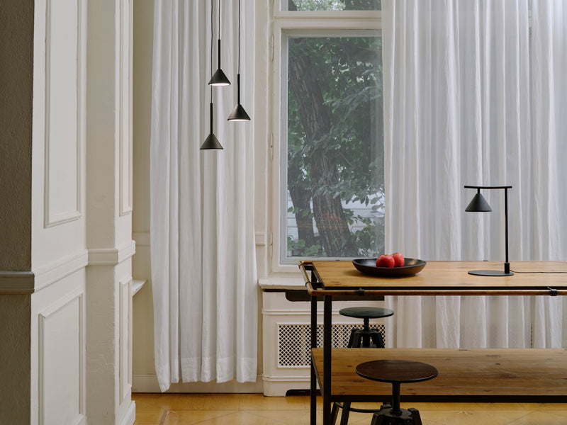 5W, 180lm, Decor Fuji Table BLACK, 3000K, IP20, 210x405mm, LED table lamp Osram