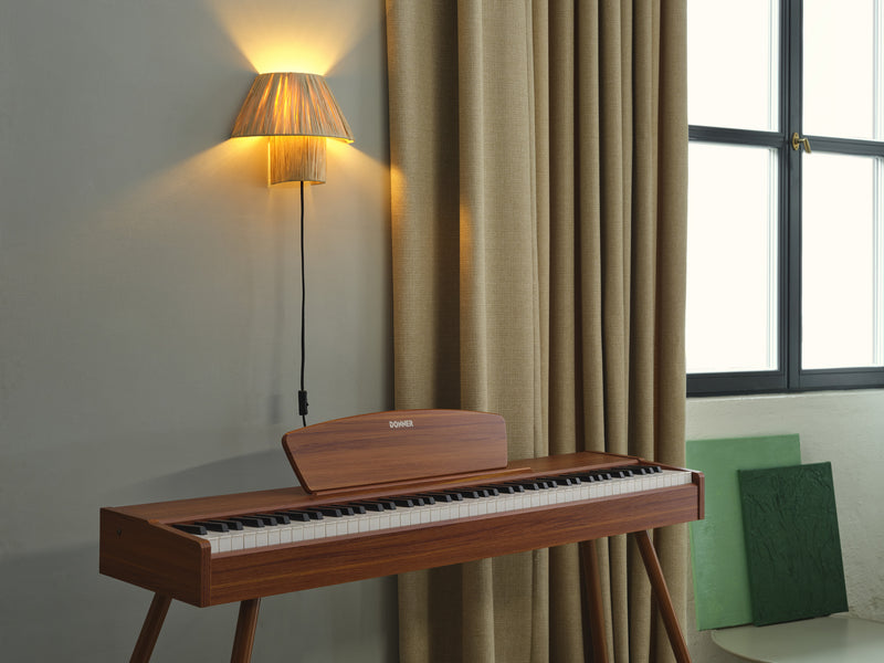 Decor Bamboo Paper Hut Wall Brown, E27, IP20, IK03, 140x280mm, Decorative wall lamp Osram