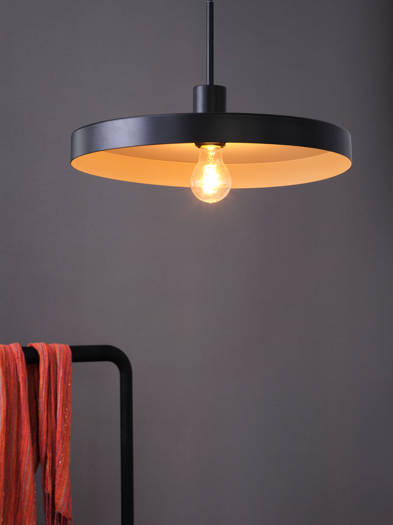 Decor Plate Pendant BEIGE, E27, IP20, 400x1270mm, Decorative ceiling lamp Osram