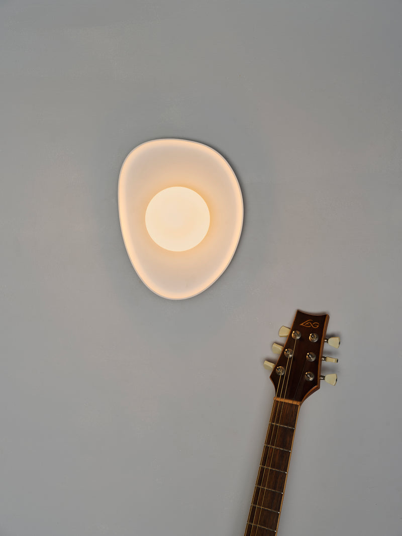 Decor Plaster Nest Wall WHITE, G9, IP20, IK03, 135x260mm, Sisustuksellinen seinävalaisin Osram