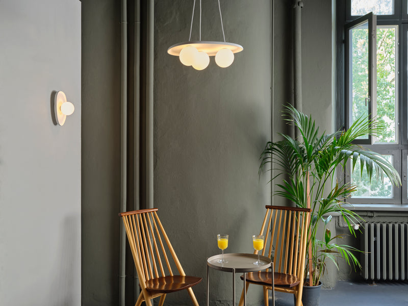 Decor Plaster Nest Ceiling WHITE, 3XG9, IP20, IK03, 385x500mm, Sisustuksellinen kattovalaisin Osram