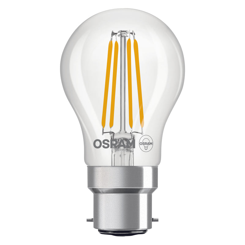 3,4W, 470lm, LED Star Classic P 40 Filament, 4000K, B22d, 45x83mm, LED Sisustuslamppu Osram
