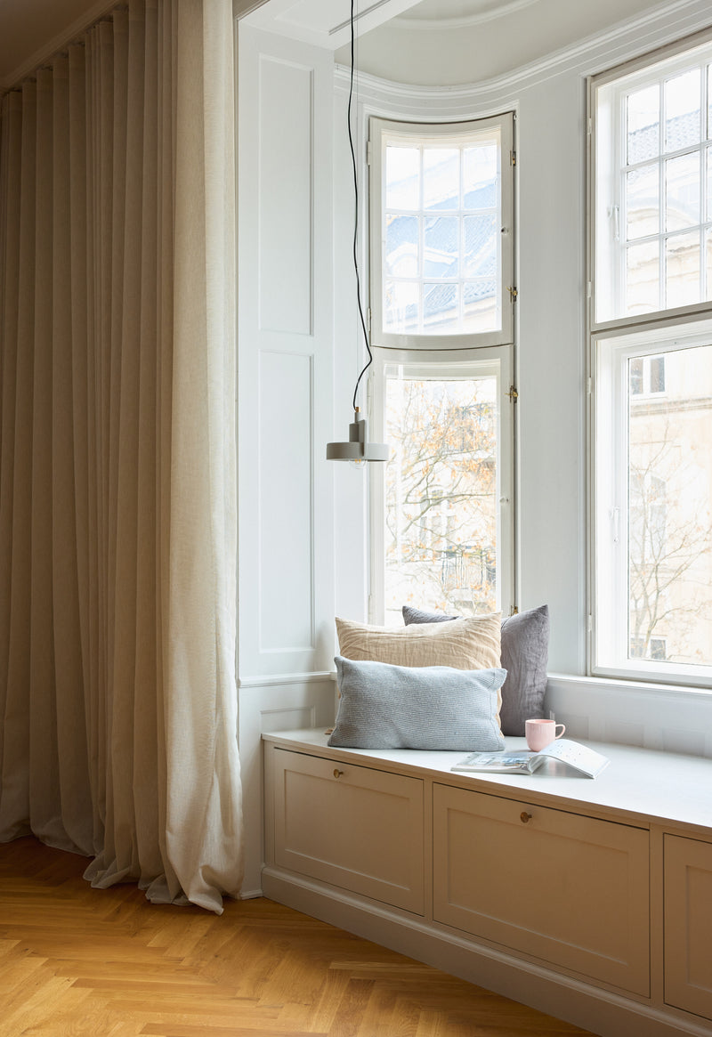 Decor Mold Pendant DARK GRAY, E27, IP20, 225x1500mm, Sisustuksellinen kattovalaisin Osram