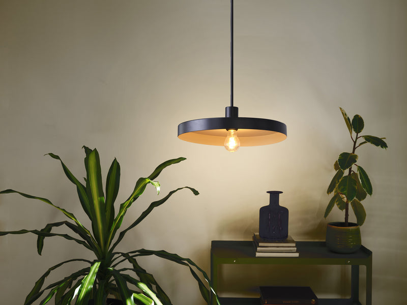 Decor Plate Pendant BEIGE, E27, IP20, 400x1270mm, Decorative ceiling lamp Osram