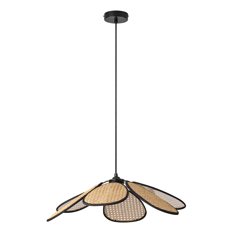 Decor Rattan Daisy Pendant BEIGE, E27, IP20, 580x1230mm, Sisustuksellinen kattovalaisin Osram