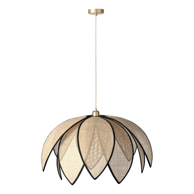 Decor Rattan Lotus Pendant BEIGE, E27, IP20, 670x1465mm, Sisustuksellinen kattovalaisin Osram