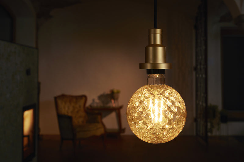 4W, 470lm, Vintage 1906 Big Globe 40 Filament Pine GOLD, E27, 2400K, 125x168mm, LED Sisustuslamppu Osram