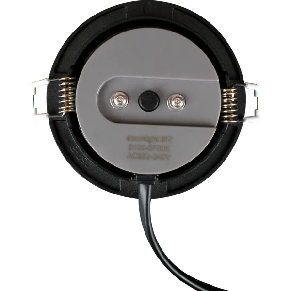 6W, 427lm, Halux Slim Downlight, Dim to Warm, 2100-2700K, IP44, IK04, 31x85mm, Black LED Downlight Thorgeon