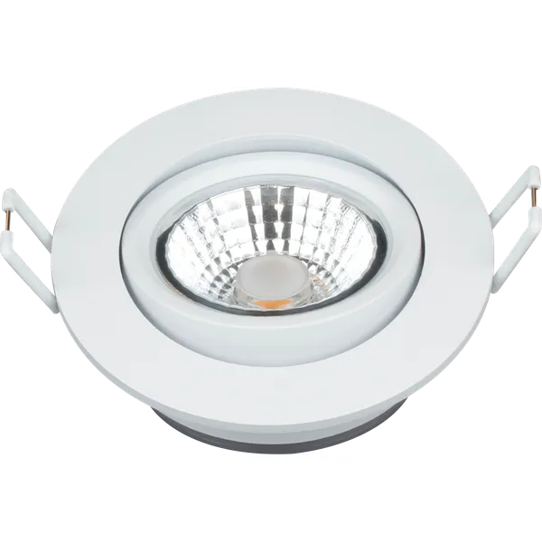 6W, 461lm, Halux LED Slim Downlight, DIM, CCT, 2700/3000K, IP44, IK04, 31x85mm, White LED Downlight Thorgeon