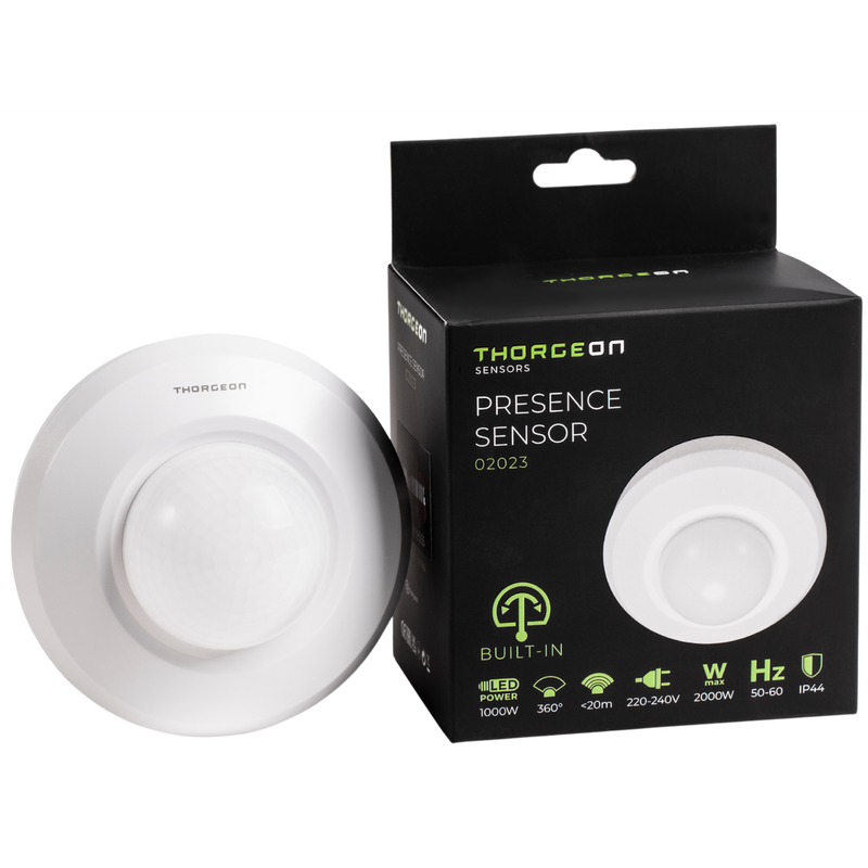 Presence sensor 20m MAX 2000W IP44 THORGEON