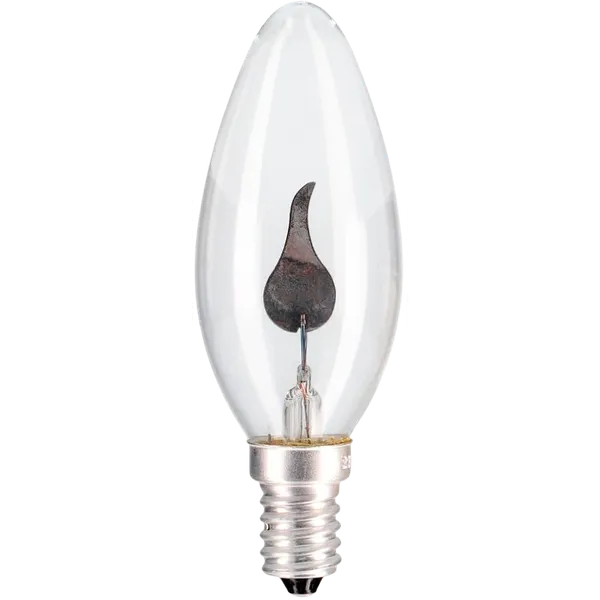 5W, B35, E14, 2000K, Flame candle bulb