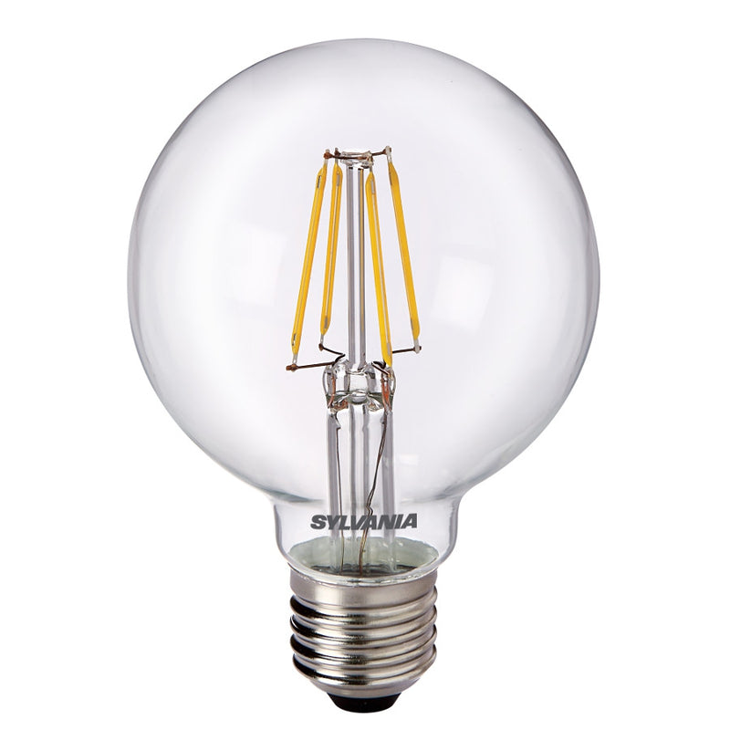 4,5W, 470lm, ToLEDo Retro Globe G80, E27, 2700K, 80x122mm, LED lamppu Sylvania